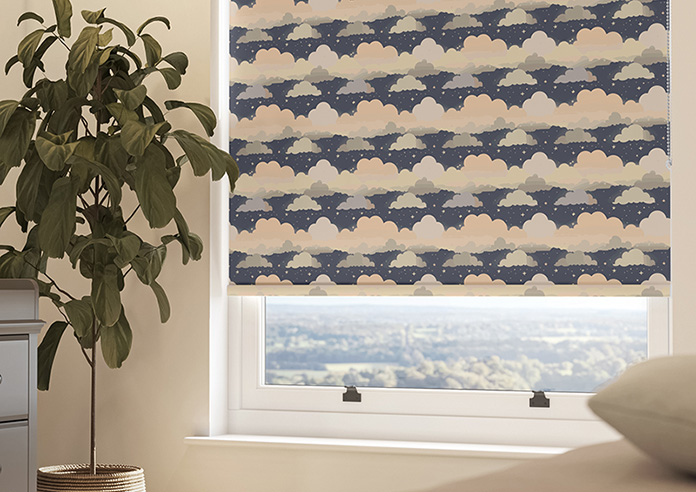 Cloudy Cosmos, Twinkle Grey - Roller Blind - Image 5